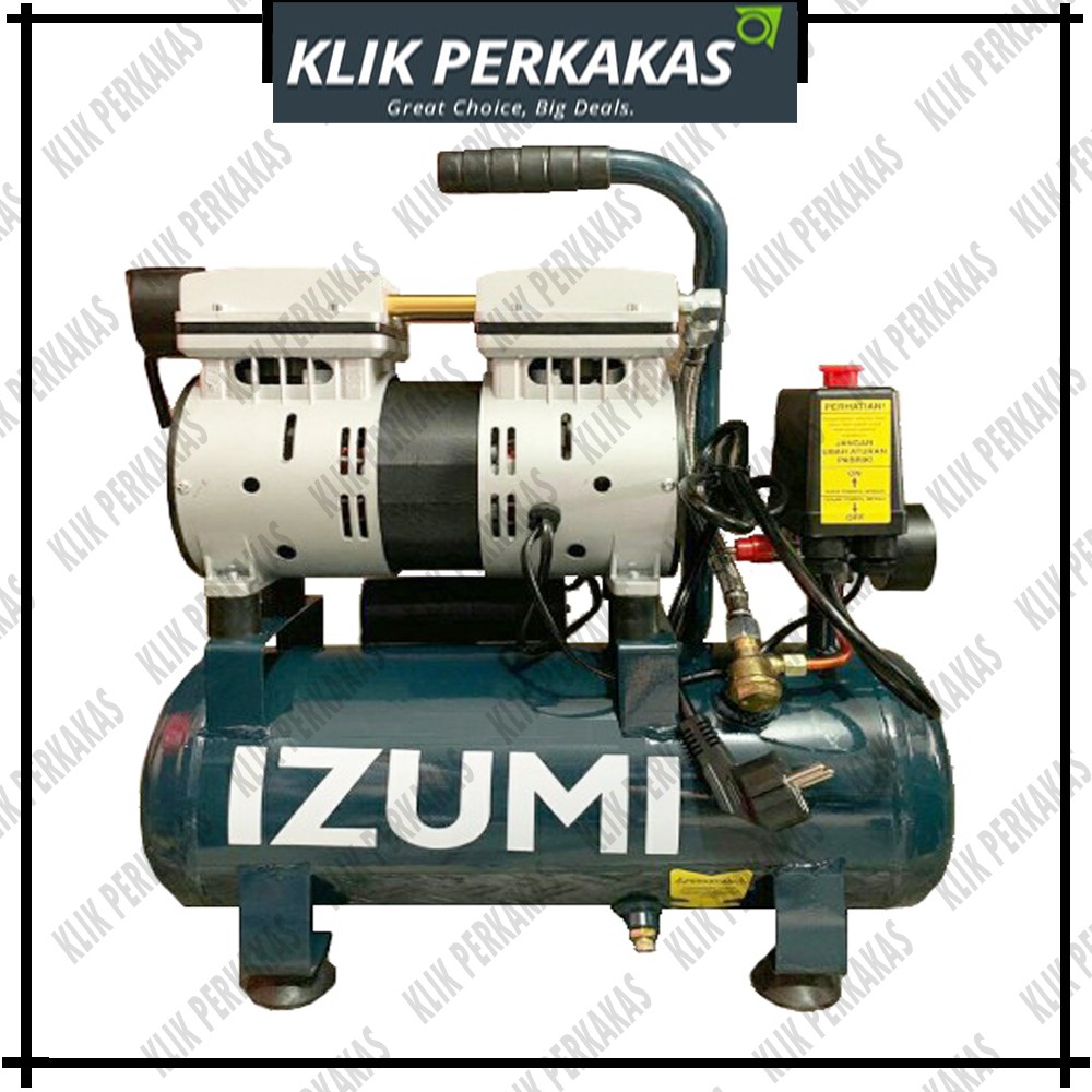 IZUMI Air Compressor Direct Kompresor Angin Listrik 3/4 HP 9L DD 0709 DA 0709 Japan