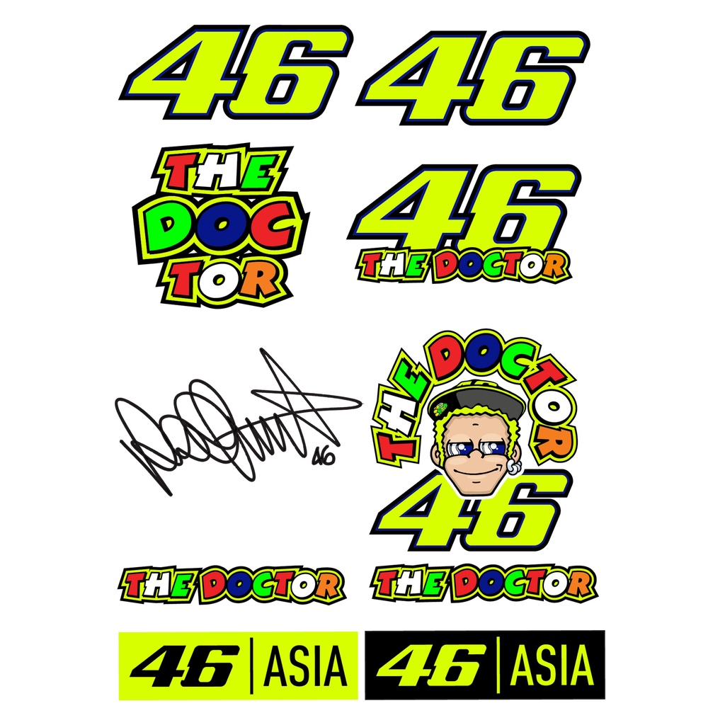STICKER YAMAHA 46 ASIA 02