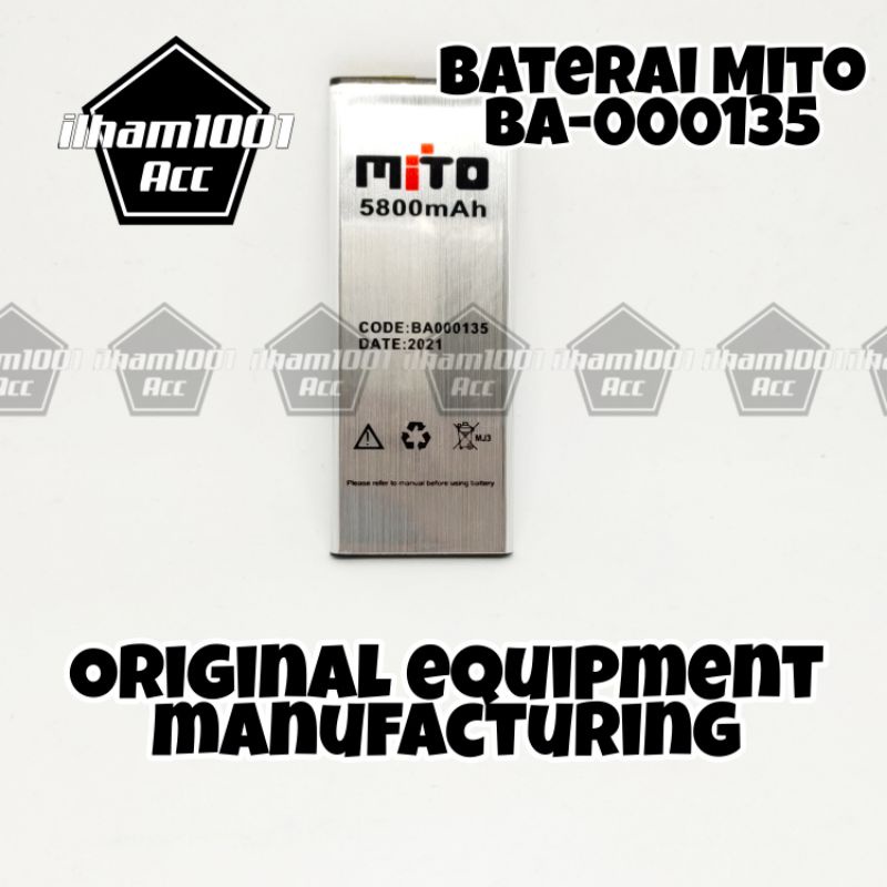 Baterai Mito A17 Batre Mito Fantasy X Battery Mito BA-000135  battery batrai batre hp Mito