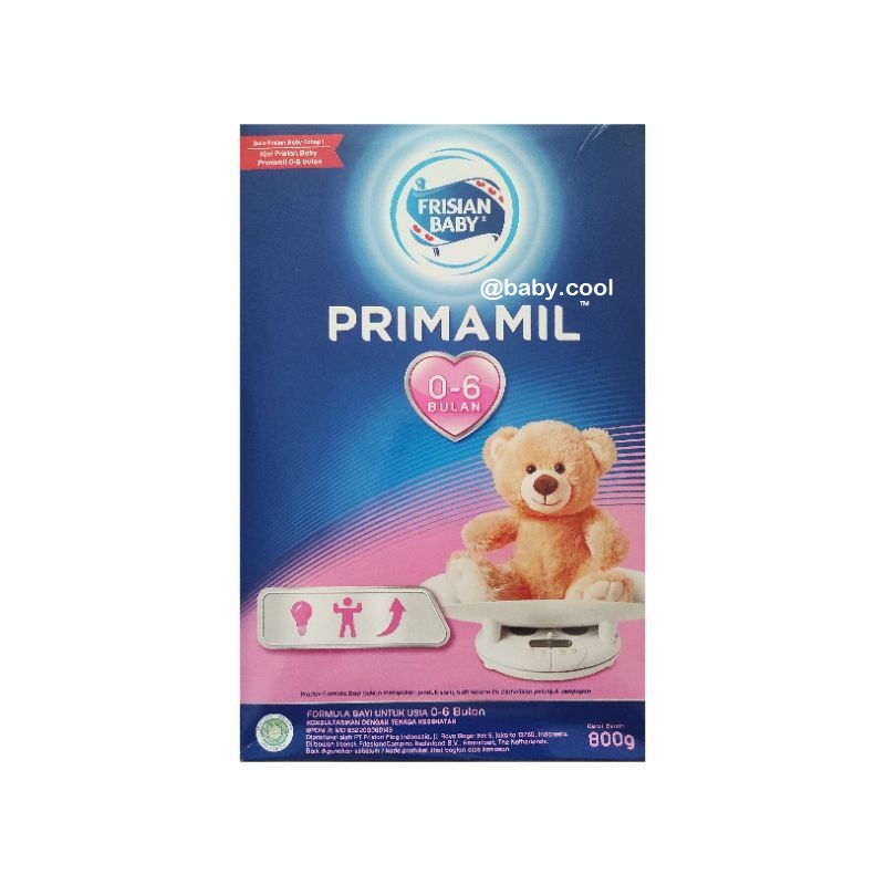 Frisian Baby Primamil 1 Usia 0-6 Bulan/Primamil 2 Usia 6-12 Bulan 750gr/baby.cool