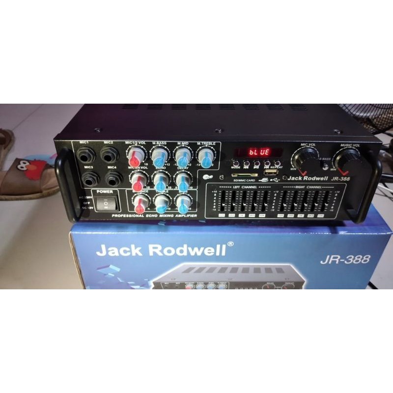 ampli bluetooth equalizer mixer karaoke mixing ampli USB MP3 player audio AC DC