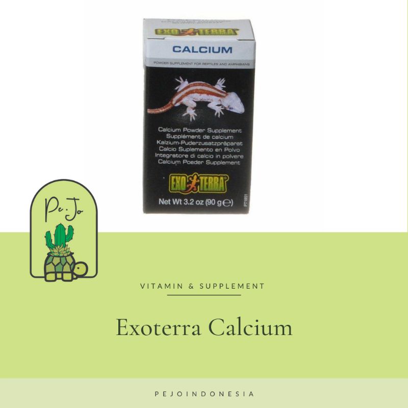 kalsium / calcium exoterra (kalsium bearded dragon, panana dll)