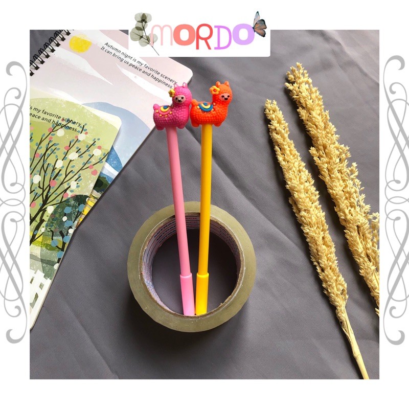 

Mordo Pulpen Pen Gel Karakter llama Super Lucu
