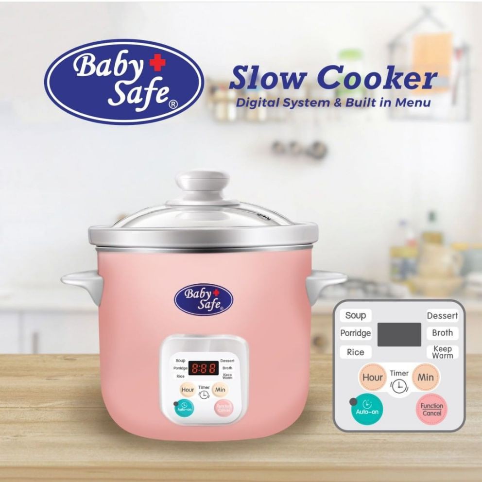 ♥BabyYank♥ Baby Safe LB06D Slow Cooker 1.5L Alat Masak Makanan Bayi