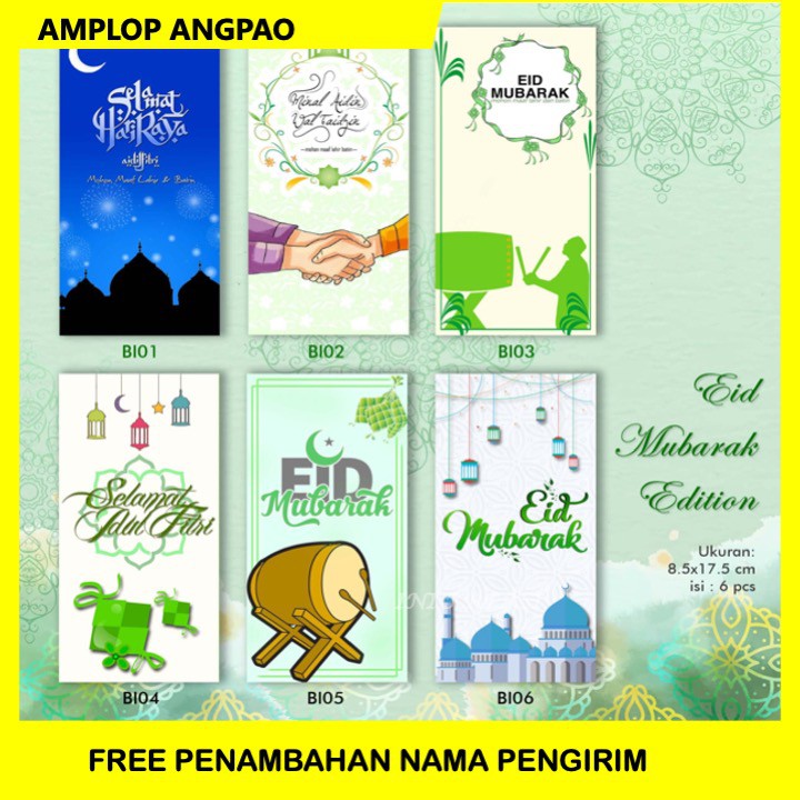 

AMPLOP ANGPAO THR LEBARAN MODEL PANJANG