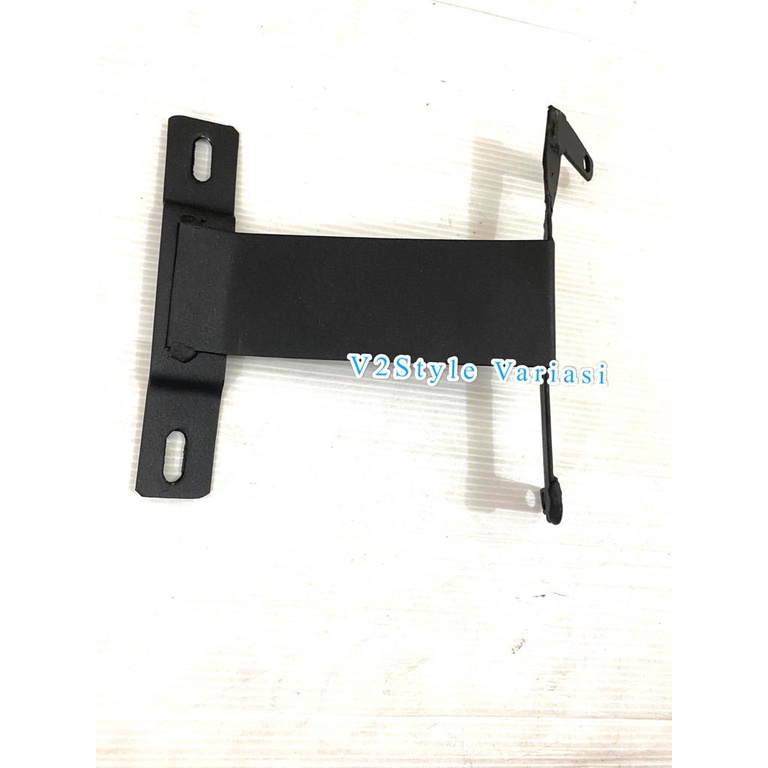 Breket Dudukan Plat Nomor All New Nmax 2020 2021 YAMAHA NMAX 155 BARU BESI HITAM 2MM