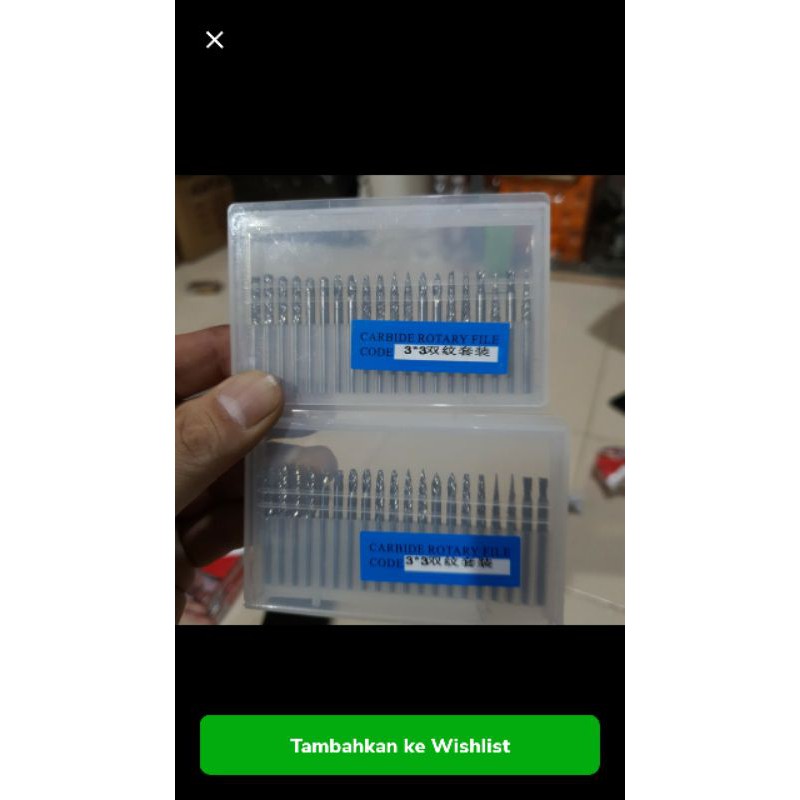 carbide rotary file mata bor kikir besi/stainless steel 3 x 3