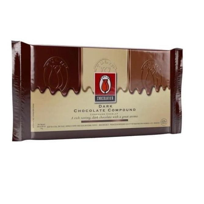 

Terlaris sekali Tulip Dark Chocolate Compound 1kg G80T02 sale