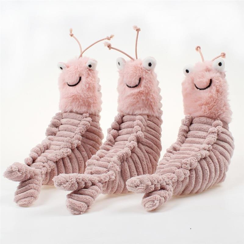 Mainan Boneka Plush Bentuk Udang Ukuran 22cm Untuk Hadiah Ulang Tahun Anak Laki-Laki / Perempuan