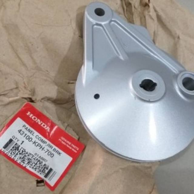 Panel rem belakang Supra x 125 panel rem belakang Revo tutup tromol belakang Revo 43100KPH700