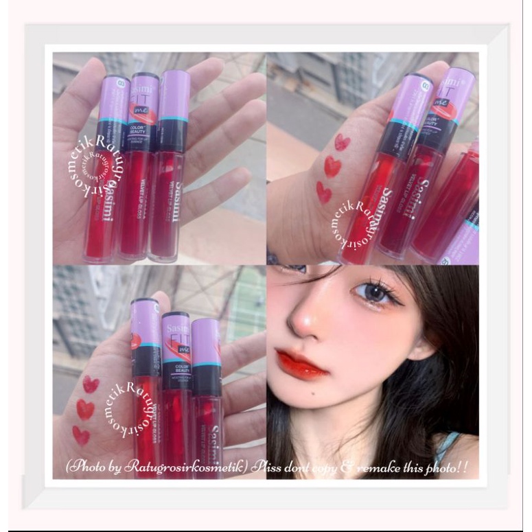 [PER 6 PCS] LIPTINT/LIP TINT SASIMI FIT ME SASIMI LIP COLOR FIT ME NO.S914