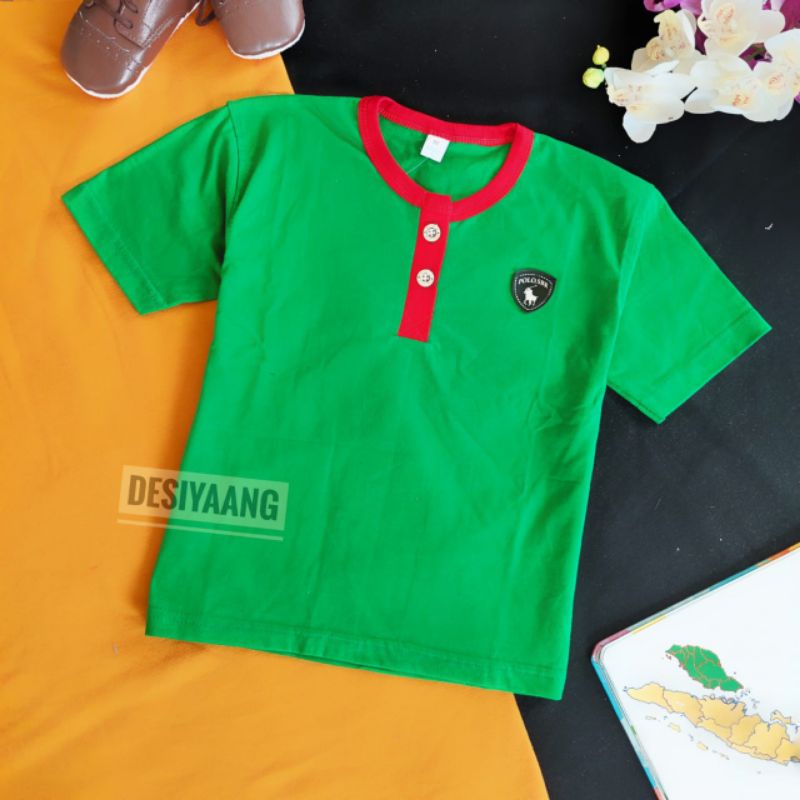 Grosir 20 pcs Baju Anak Laki laki Kancing Size S M L XL Usia 1 2 3 4 5 6 7 8 9 10 Tahun