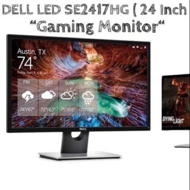 Layar Monitor DELL LED SE2417HG ( 24 Inch FULL ) Gaming Monitor S Series