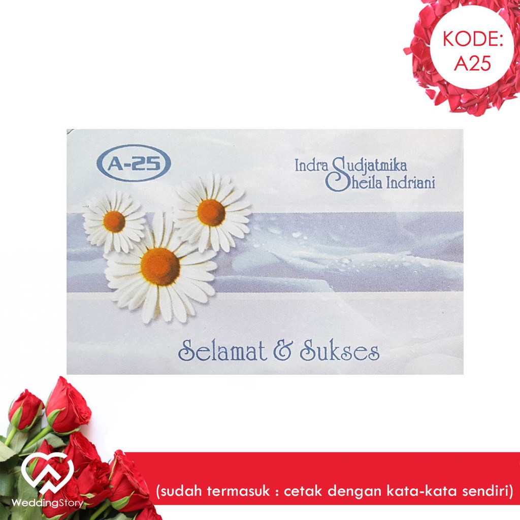 

Amplop Etnik A 25 isi 50 (Termasuk Cetak Custom Tulisan) Harga Murah