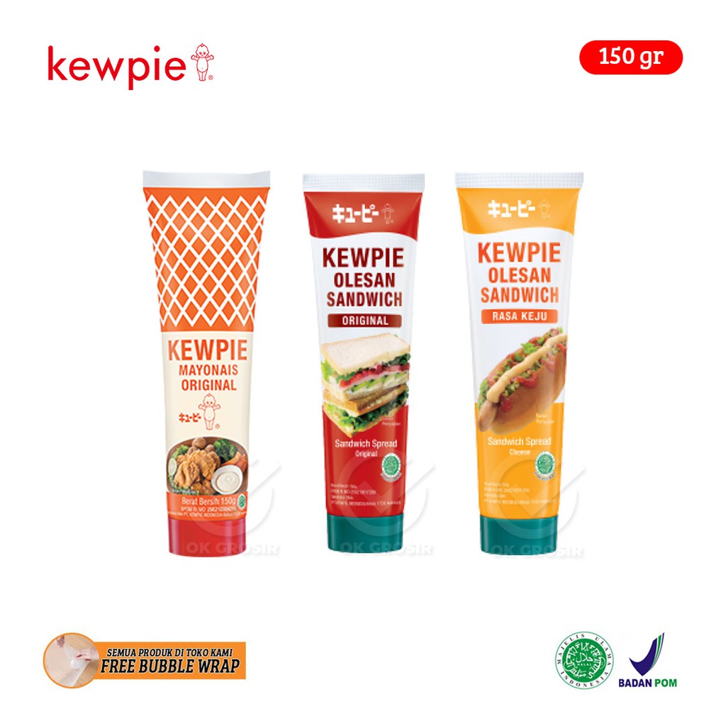 

Kewpie Olesan / Sandwich Spread / Mayo Tube (150 gr)
