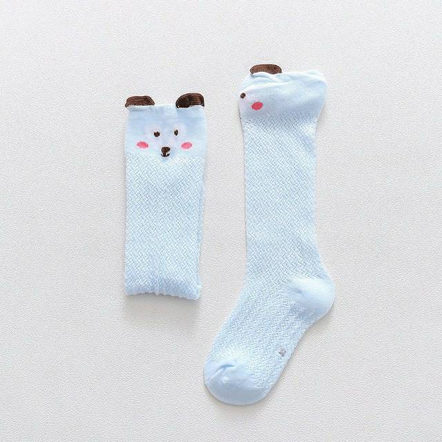 Kaos Kaki Jaring Panjang Karakter Lucu Hewan Anak Bayi Motif Unik Baby Socks Kids Import