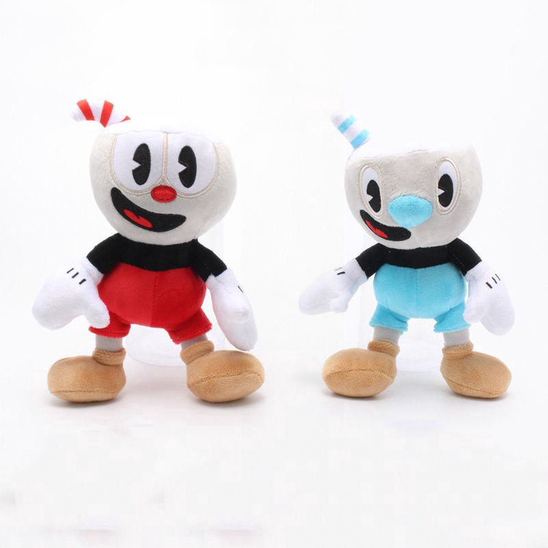 Mainan Boneka Stuffed Plush Mugman The Chalice Untuk Dekorasi Kamar