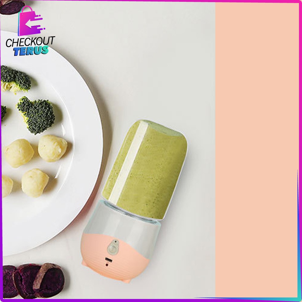 CT C487 Juicer Mini Electric Belender Botol Minum Juicer Cup USB Rechargeable Blender Jus Portable
