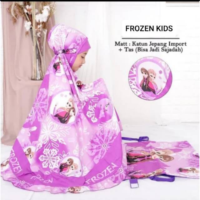 Mukena Anak Frozen Free Sajadah