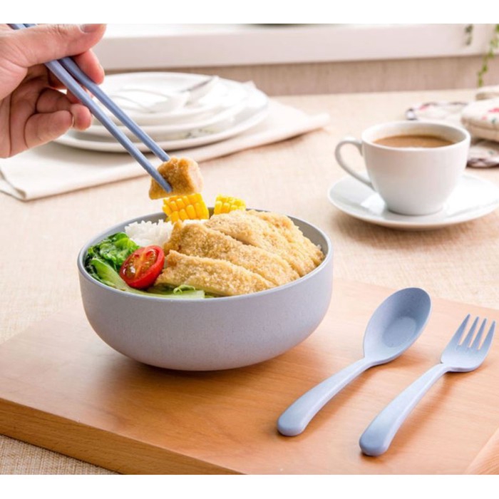 TOKOMUDA COD Sendok garpu sumpit 3IN1 portable sendok travel / peralatan makan portable