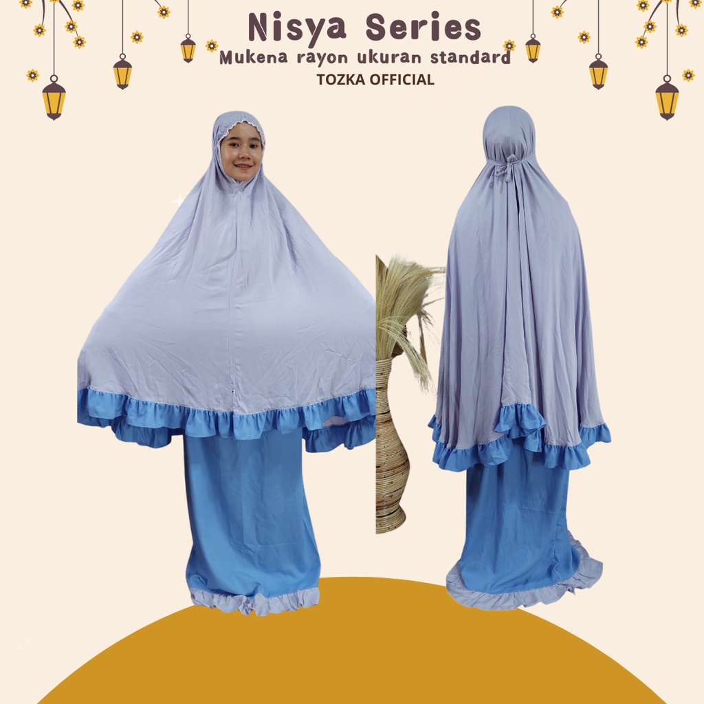 Mukena Nisya series I Mukena rayon I Ukuran standard