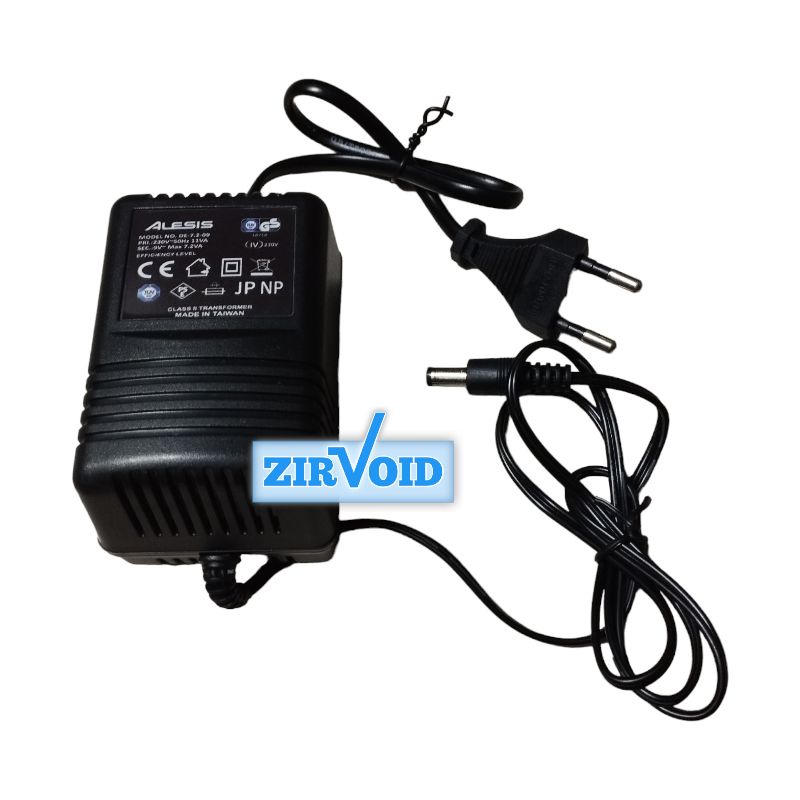ADAPTOR AC 9V ALESIS EFEK VOKAL MICROVERB4 TAIWAN MALAYSIA EFFECT VOCAL