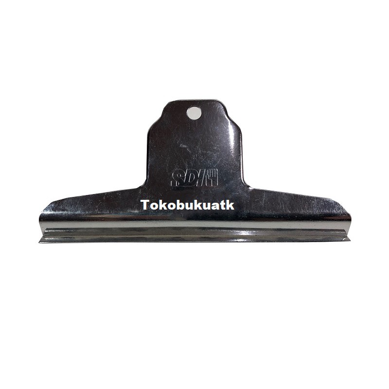 

Bulldog Clip SDI 5.6 inch , 14.5 cm, Jepitan Kertas Besar /Jumbo, Jepitan Kertas Besi
