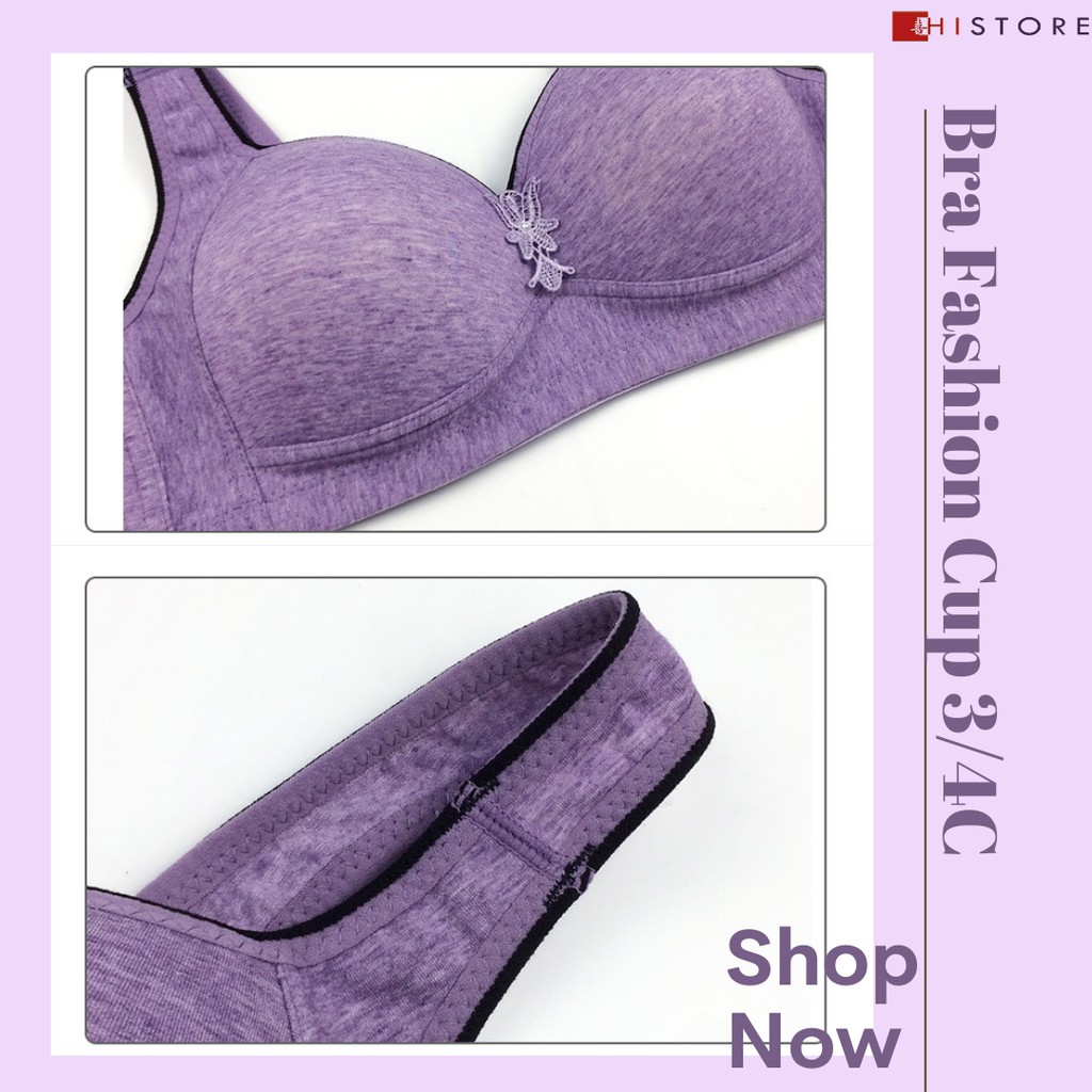 [HI]Bra BH JUMBO CUP 3/4C Fashion Wanita Bra wanita Premium Busa Tipis Tanpa Kawat Sangat Nyaman 108