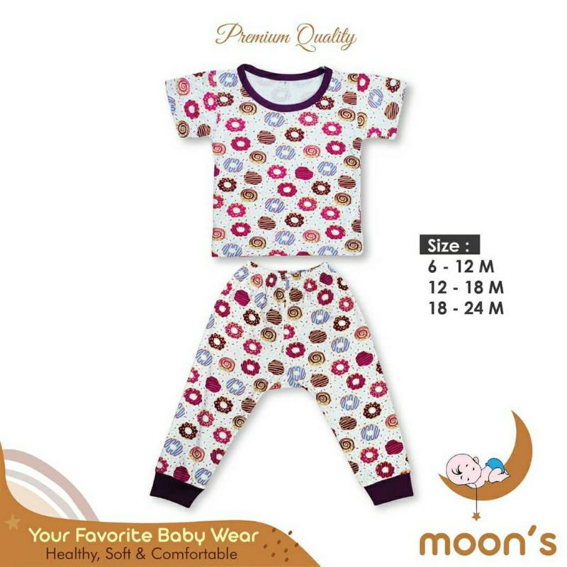 MOONS STELAN OBLONG CAMPUR MOONS/STELAN BAJU PENDEK /CELANA PANJANG BAYI