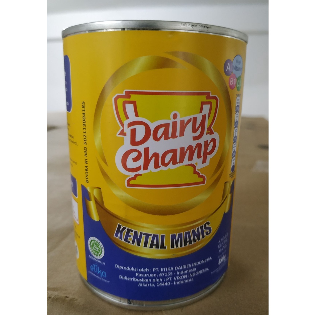 

Dairy Champ Krimer Kental Manis 480gr / 480 gr Susu