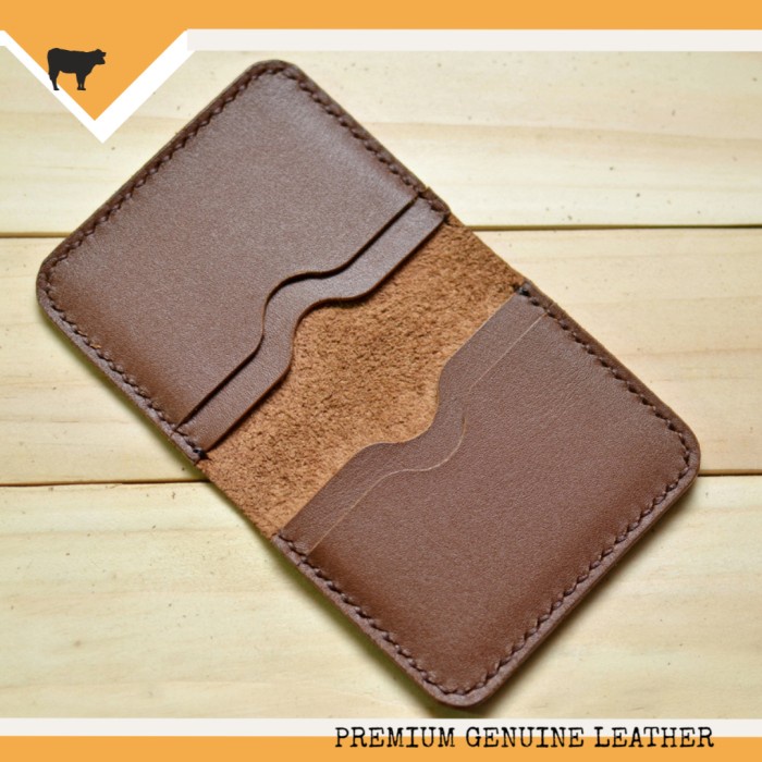 

Credit Card Holder Genuine Leather Card Holder Kartu Kredit Handmade 045