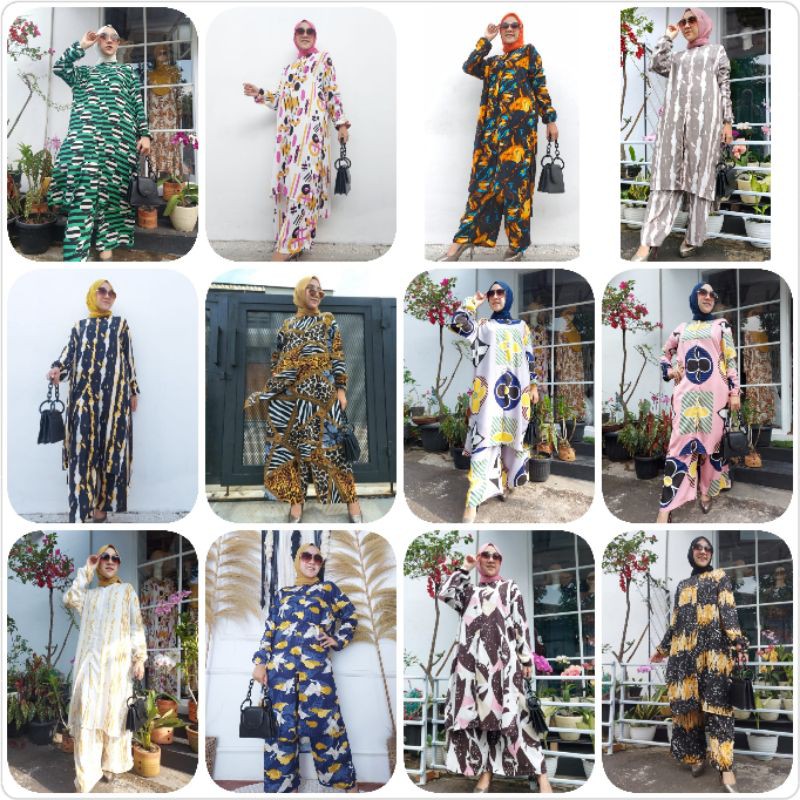 TUNIK SET / SETELAN KULOT / TUNIK KULOT / SET CULOTTES / OOTD STYLE