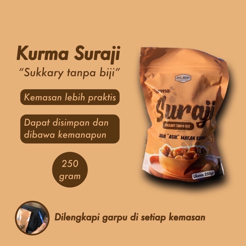 

kurma sukkari tanpa biji (suraji) (250gr)