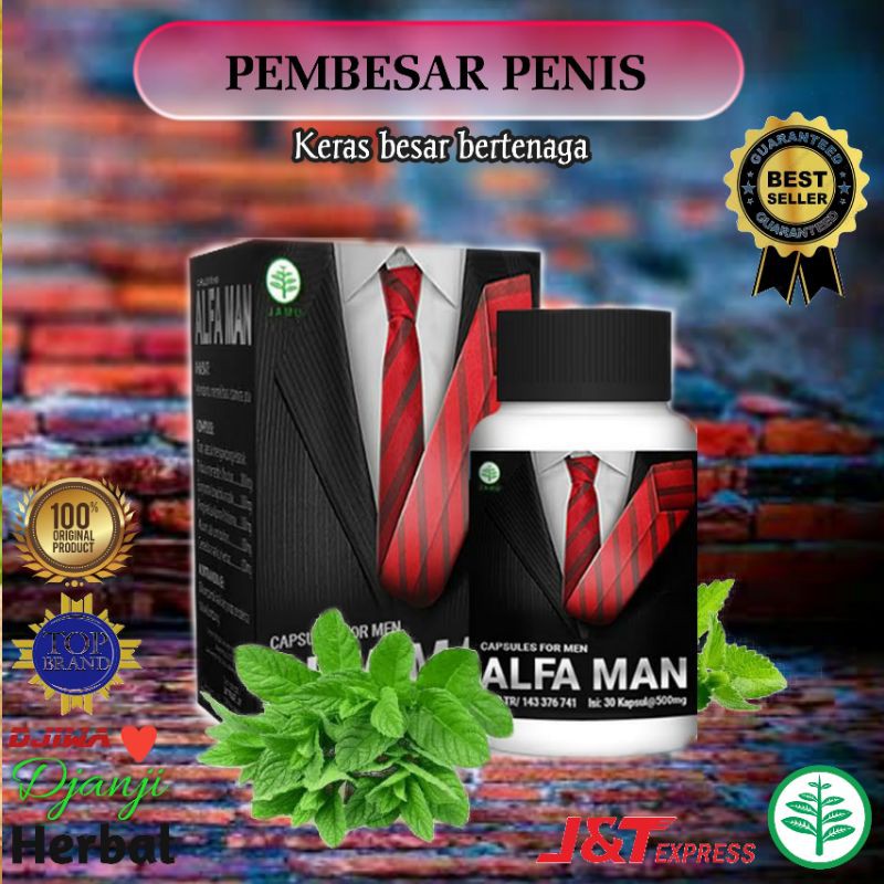 Alfa man-asli obat herbal suplemen