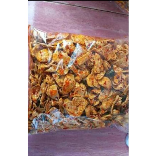 

seblak basreng pedas gurih kriuk aroma daun jeruk isi 1000gram