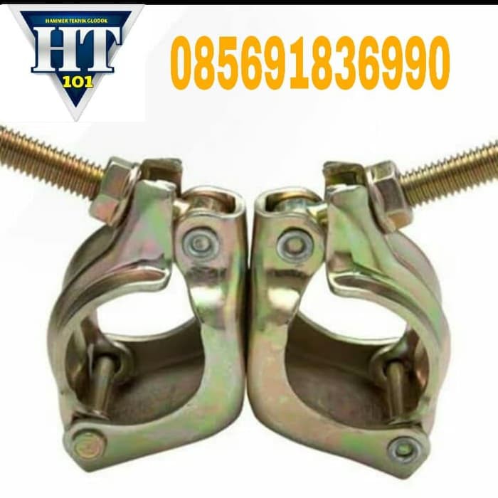 Scaffolding Clamp Coupler - Clamp Steger Klem Pipa Sejoli Hidup & mati
