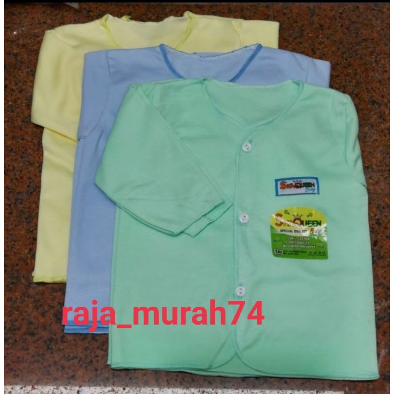 6 pcs baju panjang shaqueen polos SNI