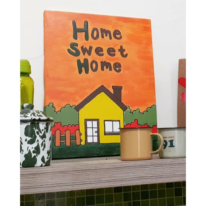 

Kanvas Lukis "Home Sweet Home