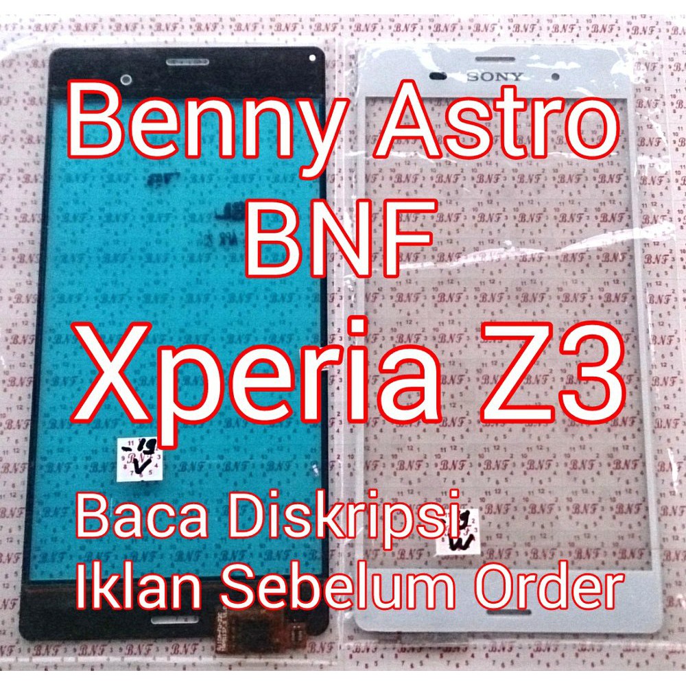 TouchScreen Only   Sony Xperia Z3 Single   Z3 Dual   D6603   D6653   D6633   D6683   Docomo