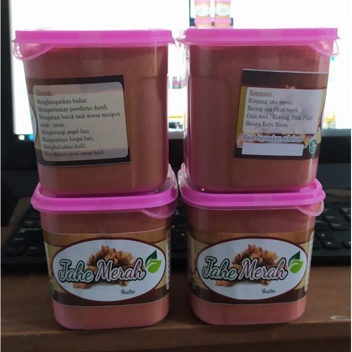 Bubuk Jahe Merah dapat Meredakan Nyeri Saat Haid, Obat Nyeri Haid Sumilangeun 100% Alami Tradisional