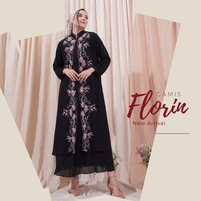 [COD]-[PROMO]- KAFTAN FLORIN FREE INER-KAFTAN TERBARU- BAJU GAMIS TERBARU