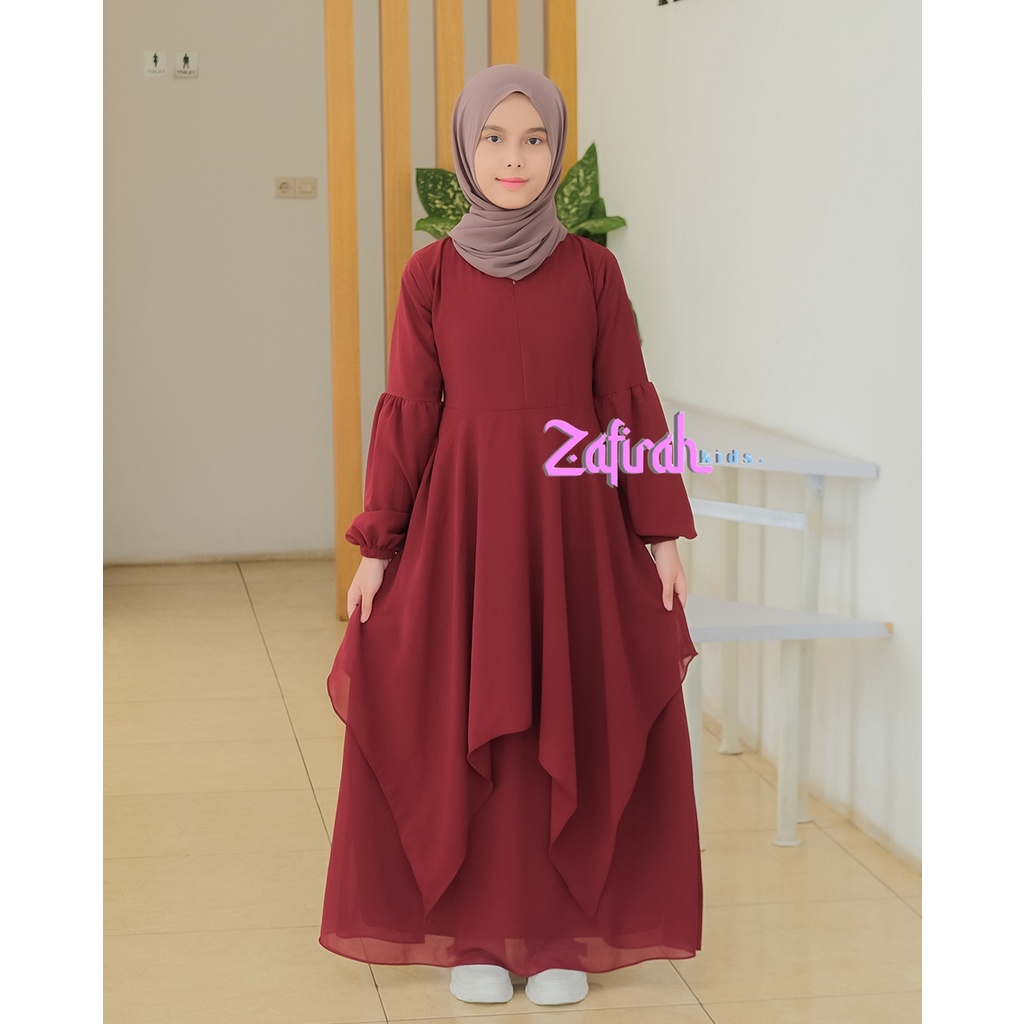 Gamis Malaysia Anak Model Terbaru Ori Zafirah Kids