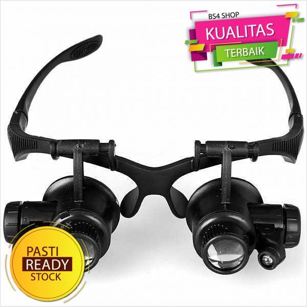 

Kacamata Pembesar 25x YOOSKE Magnifier dengan 2 LED - 9892GJ Hitam