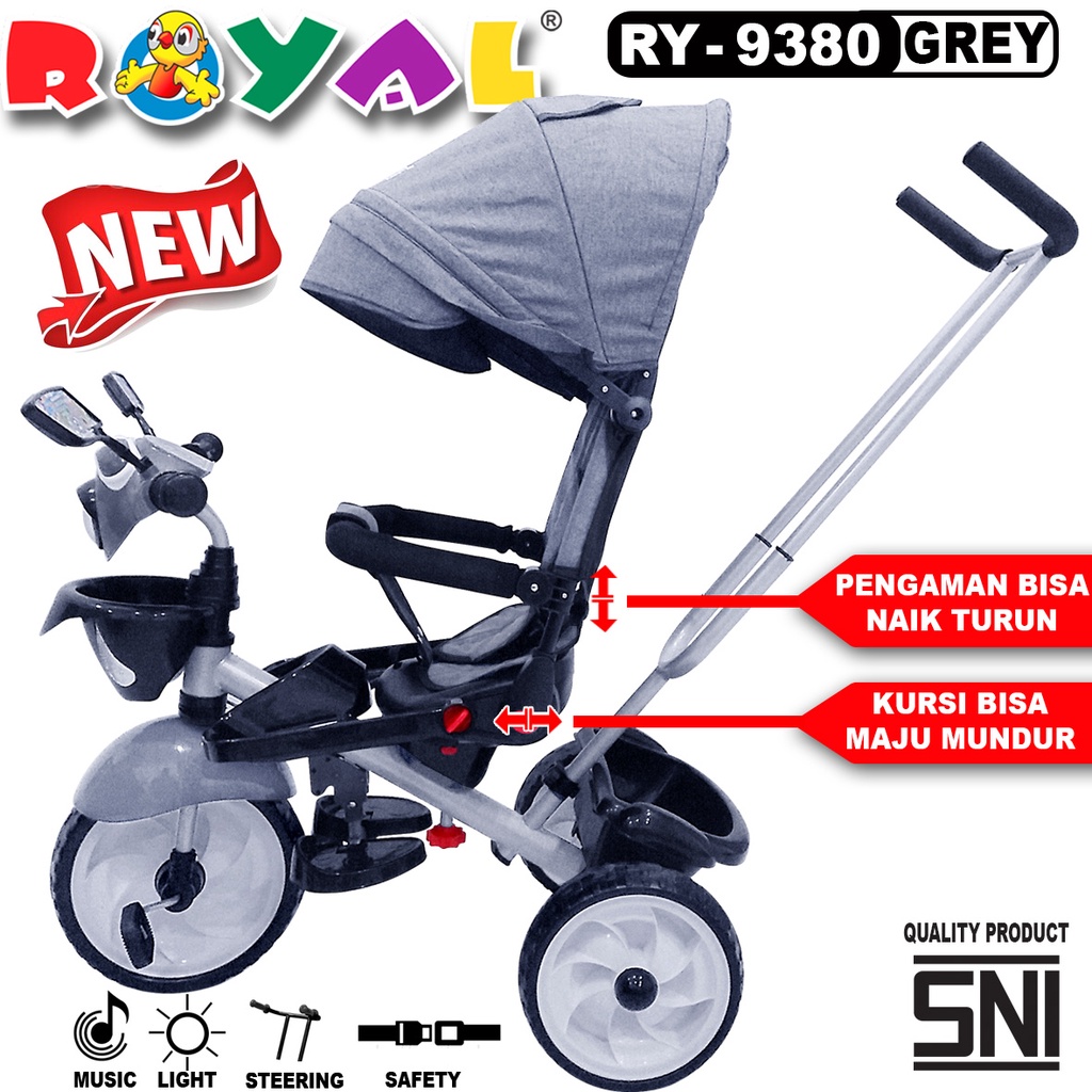 GRATIS ONGKIR STROLLER ROYAL TIPE 9380 STROLLER ANAK MULTI FUNGSI