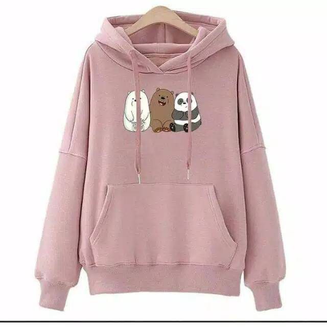 sweater hoodie wanita shopee