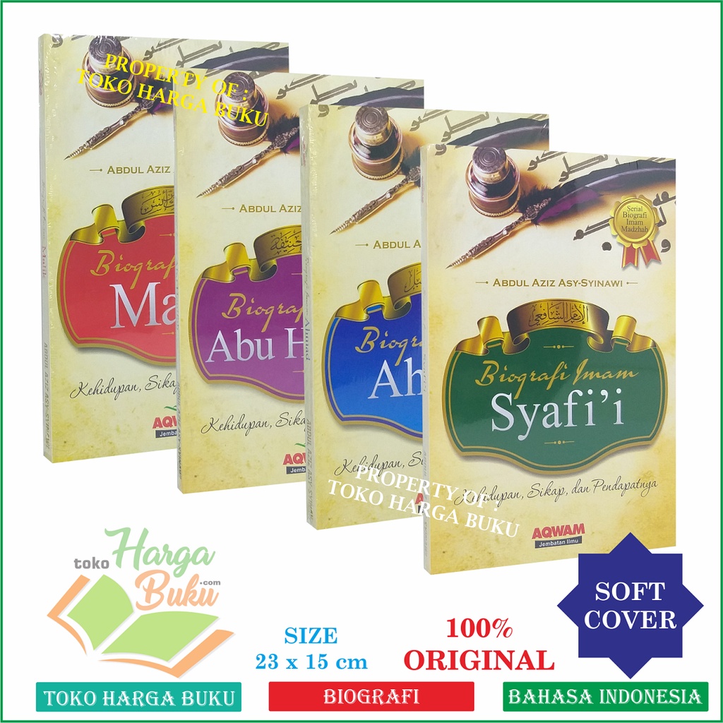 Biografi Empat Imam Madzhab Imam Ahmad - Imam Syafii - Imam Malik dan Imam Abu Hanifah AQW