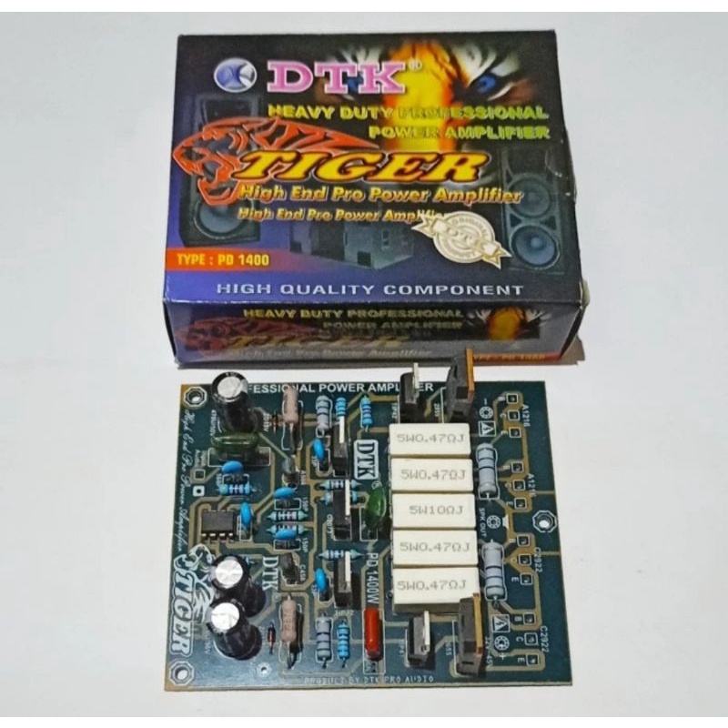 Kit Professional Power Amplifier DTK PD 1400 Mono Tiger 1400W