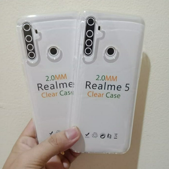 C/C- Softcase Clear Case Sillikon Kondom Case Bening Casing Realme 5 / 5i by POA