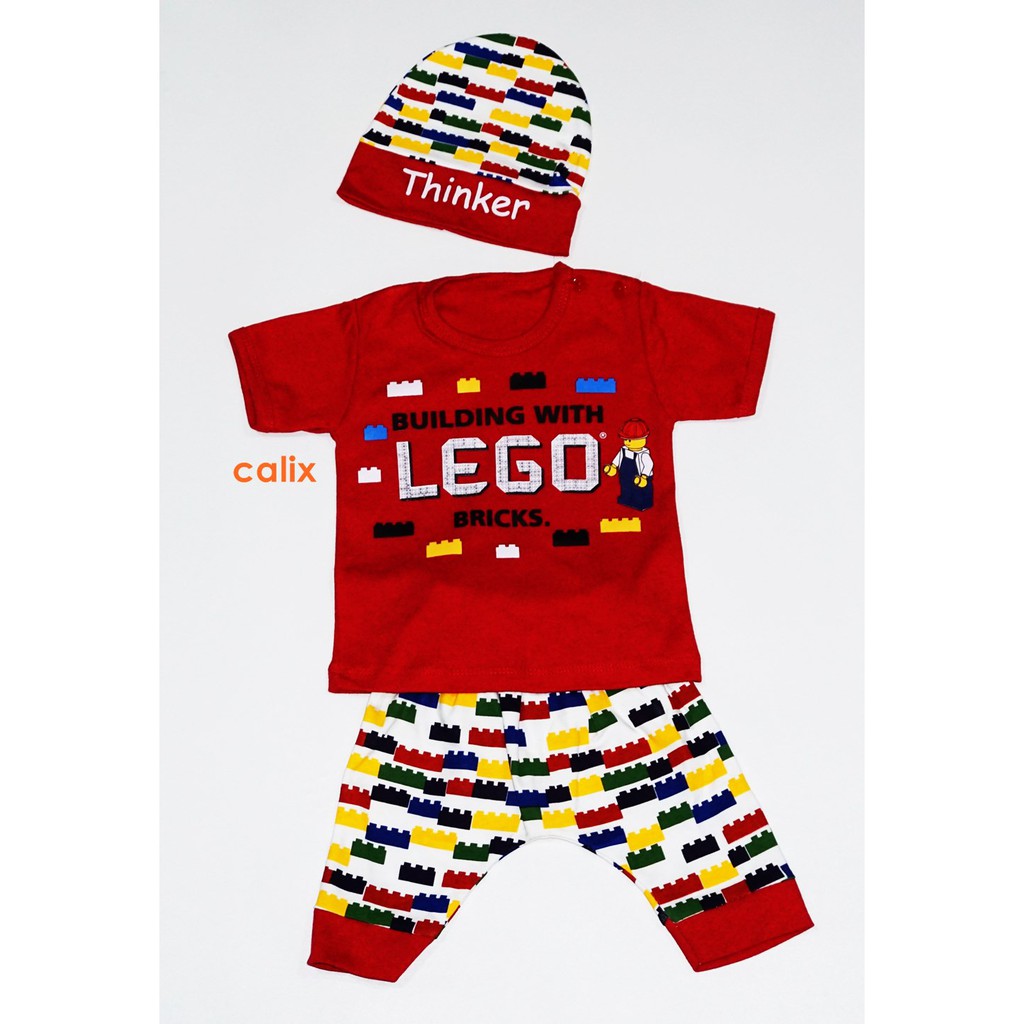 Setelan Baby 1-2thn Lego Baju Anak Murah Baju Tidur Anak All size