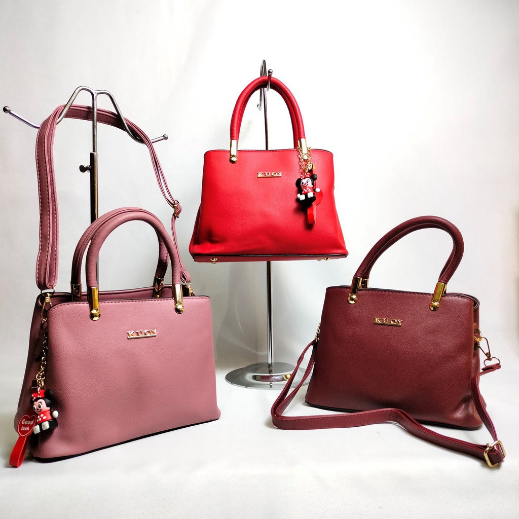 Diskon! Tas Selempang Wanita Import Top Handle Ukuran Besar H10-3 Bonus Gantungan